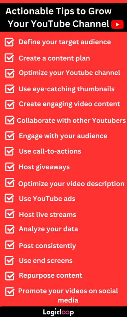 Actionable Tips to Grow Your Channel