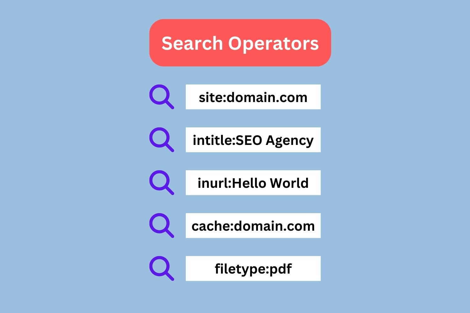 Google Search Operators